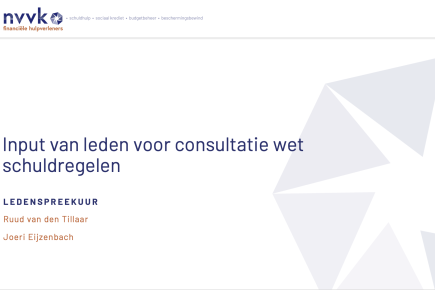 Wet schuldregelen presentatie
