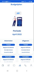 Voorbeeld Budgetplan
