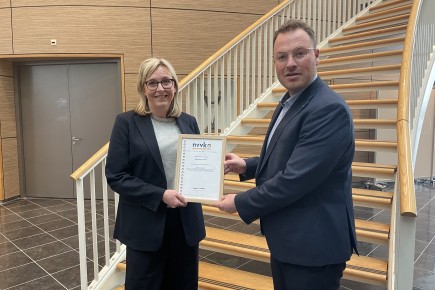 Judith en wethouder Corniel