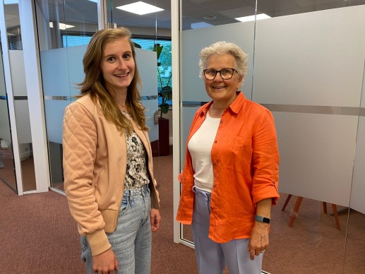 Jorinde (links) en Anke -Stadsring