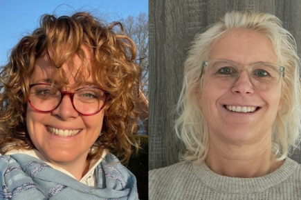    Nieuwe leden kernteam kwaliteit (Selma en Jeannet)